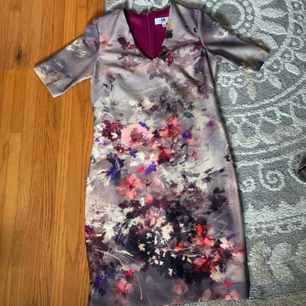 DR Collection Floral Abstract Dress!
